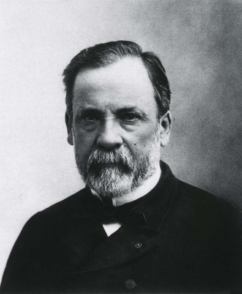 portrait noir et blanc de Louis Pasteur