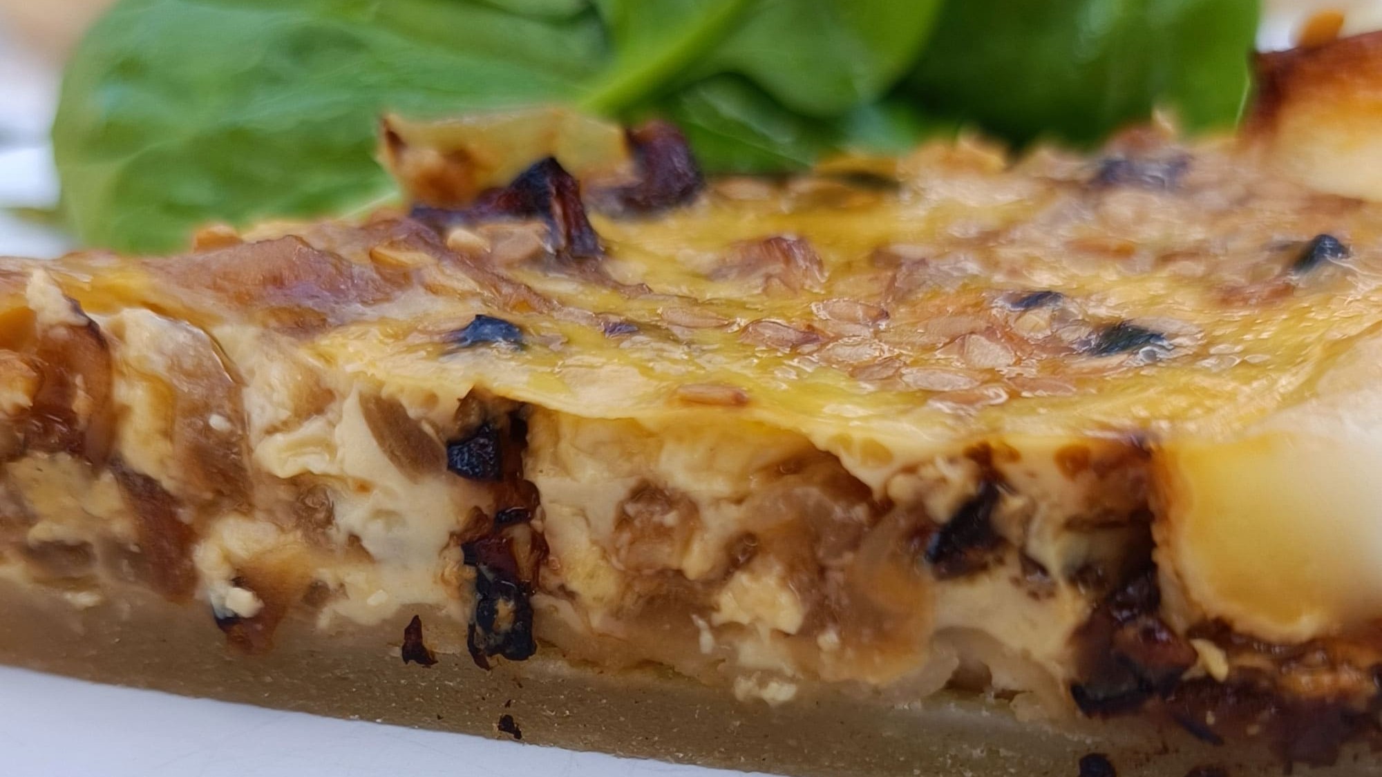 Recette Tarte chèvre miel, oignons et sésame !